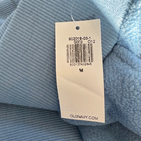 Old Navy Blue Fleece Wide Leg Pants - Picture 3 of 5